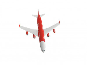 airbus economy airline 3D मॉडल