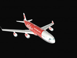 airbus economy airline 3D मॉडल