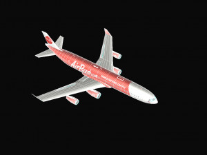 airbus economy airline 3D मॉडल