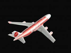 airbus economy airline 3D मॉडल