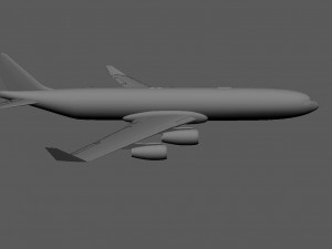 airbus economy airline 3D मॉडल