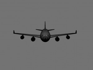 airbus economy airline 3D मॉडल