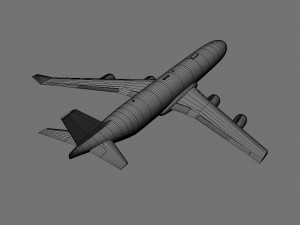 airbus economy airline 3D मॉडल