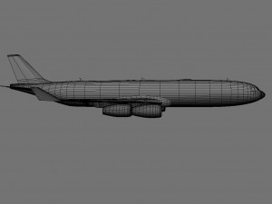 airbus economy airline 3D मॉडल