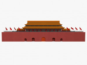 ancient china palace 3D Model