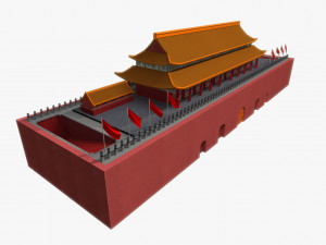 ancient china palace 3D Model