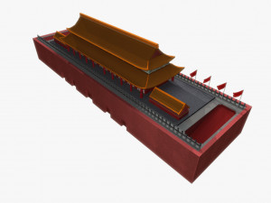 ancient china palace 3D Model