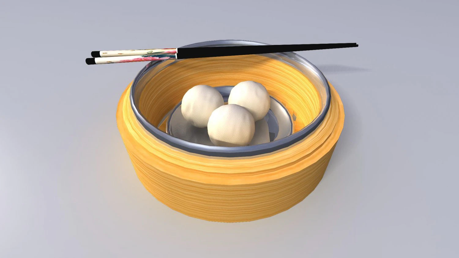 chinese oriental fish ball 3D Model .c4d .max .obj .3ds .fbx .stl .blend 