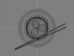 chinese oriental fish ball 3D Model