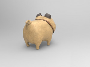 cute dog 3d 3D Model