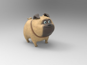 cute dog 3d 3D Model
