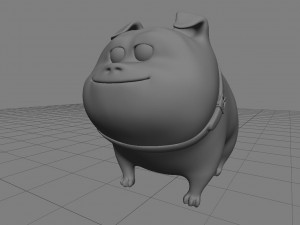 cute dog 3d 3D Model