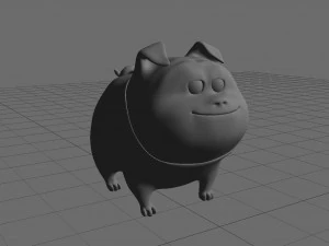 cute dog 3d 3D Model