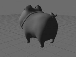 cute dog 3d 3D Model