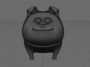 cute dog 3d 3D Model