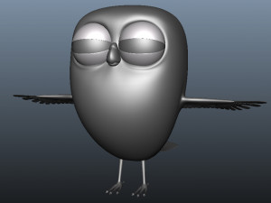 cute parrot little bird 3D Model