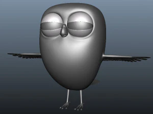 cute parrot little bird 3D Model