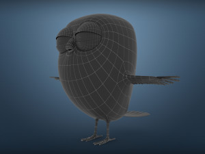 cute parrot little bird 3D Model