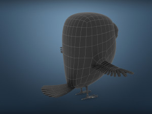 cute parrot little bird 3D Model