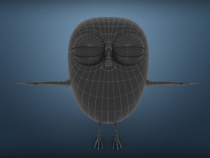 cute parrot little bird 3D Model