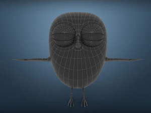 cute parrot little bird 3D Model