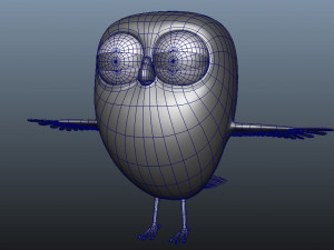 cute parrot little bird 3D Model