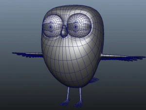 cute parrot little bird 3D Model
