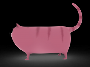 fat cat Model 3D