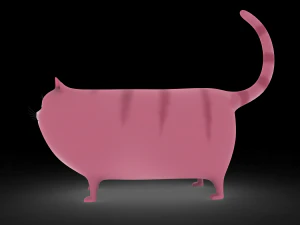 fat cat 3D Model