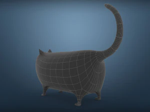 fat cat 3D Model