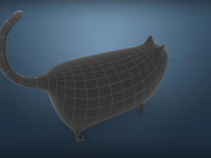 fat cat 3D Model