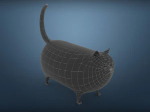fat cat 3D Model