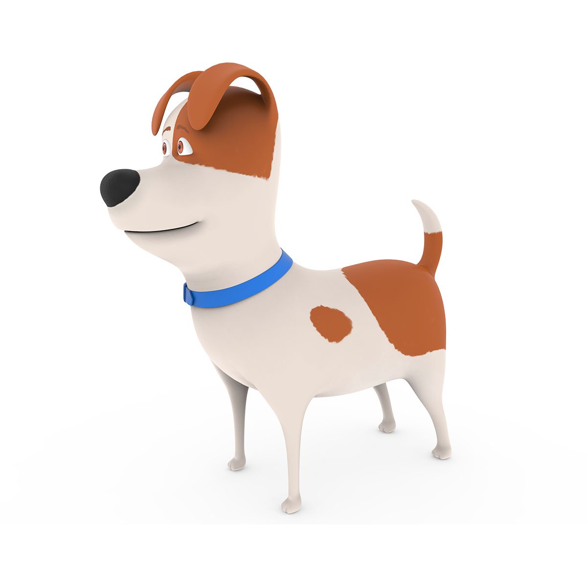 cute dog cartoon - max 3D Model in Dog 3DExport