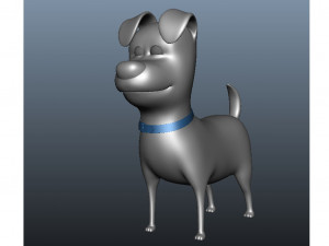 cute dog cartoon - max Modelo 3D