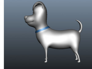 cute dog cartoon - max Modelo 3D
