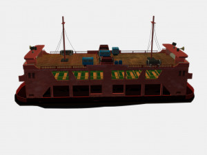 ferry ship 3D-Modell