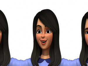 girl character 3Dモデル