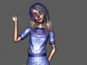 girl character 3Dモデル
