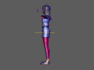 girl character 3Dモデル