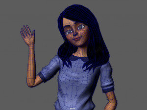 girl character 3Dモデル
