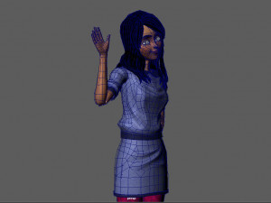 girl character 3Dモデル