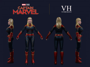 captain marvel - victorie 3D 모델
