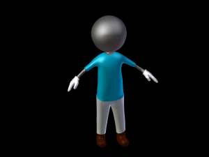 character cartoon 3D-Modell