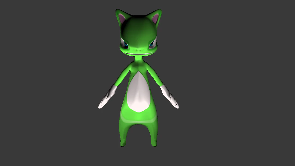 cartoon character 3D Model .c4d .max .obj .3ds .fbx .stl .blend 