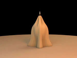 candle form-fitting 3D Print Model