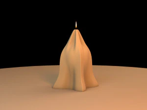 candle form-fitting 3D Print Model