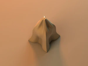 candle form-fitting 3D Print Model