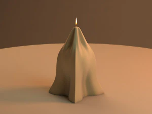 candle form-fitting 3D Print Model
