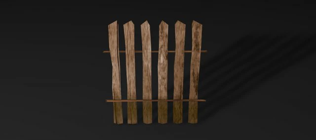 pagar sederhana Model 3D .c4d .max .obj .3ds .fbx .stl .blend 