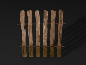 simple fence 3D Model